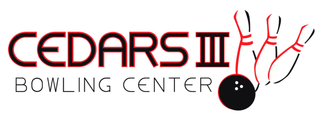 Cedars III bowling center logo
