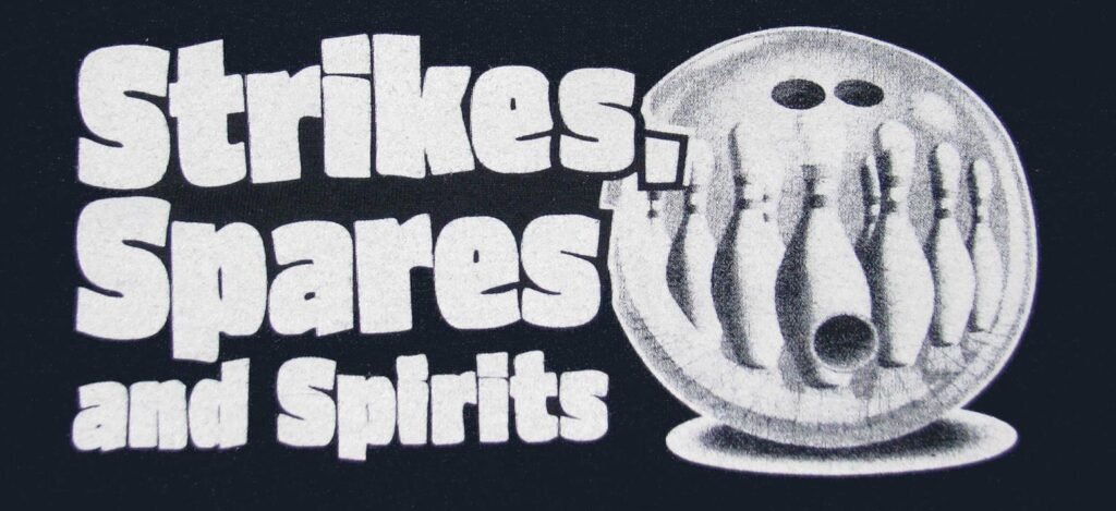 Strikes, Spares, and Spirits Logo